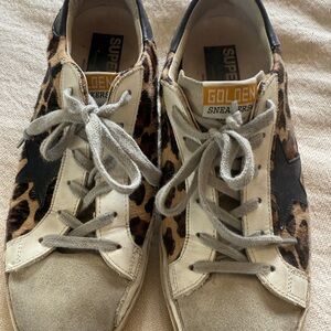 Golden Goose Leopard Print Shoes - Size 40